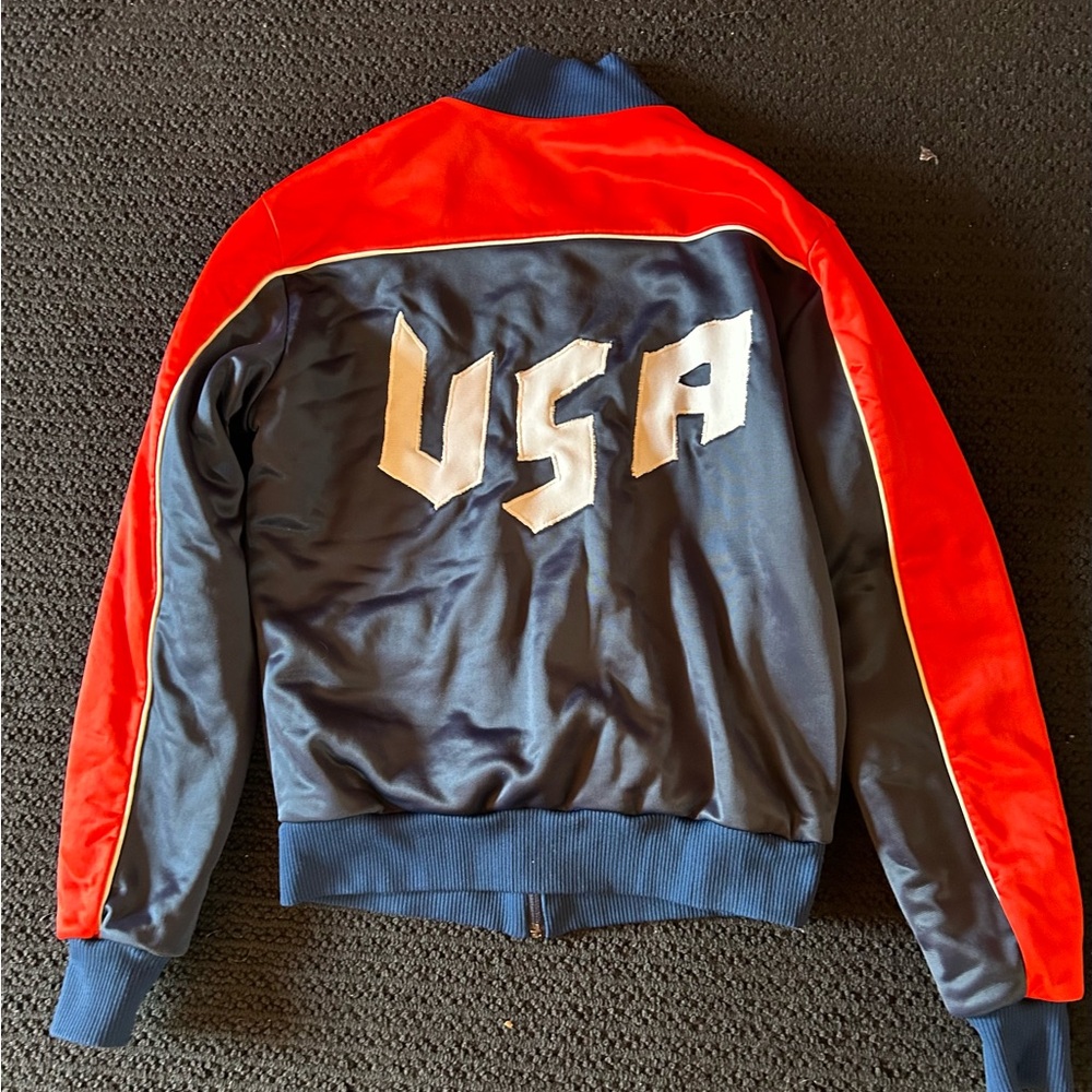 Vintage Red and Blue USA Jacket